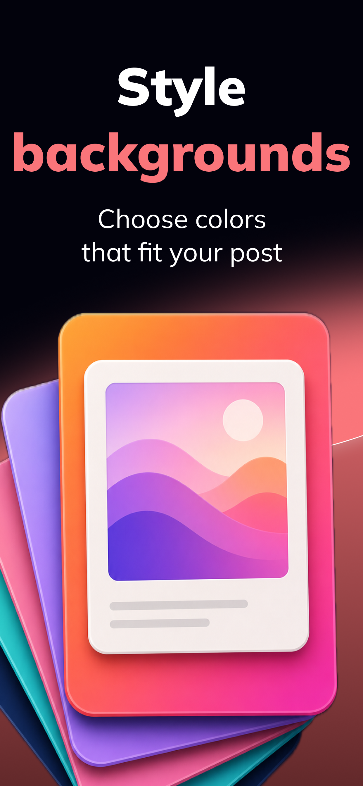 Style backgrounds