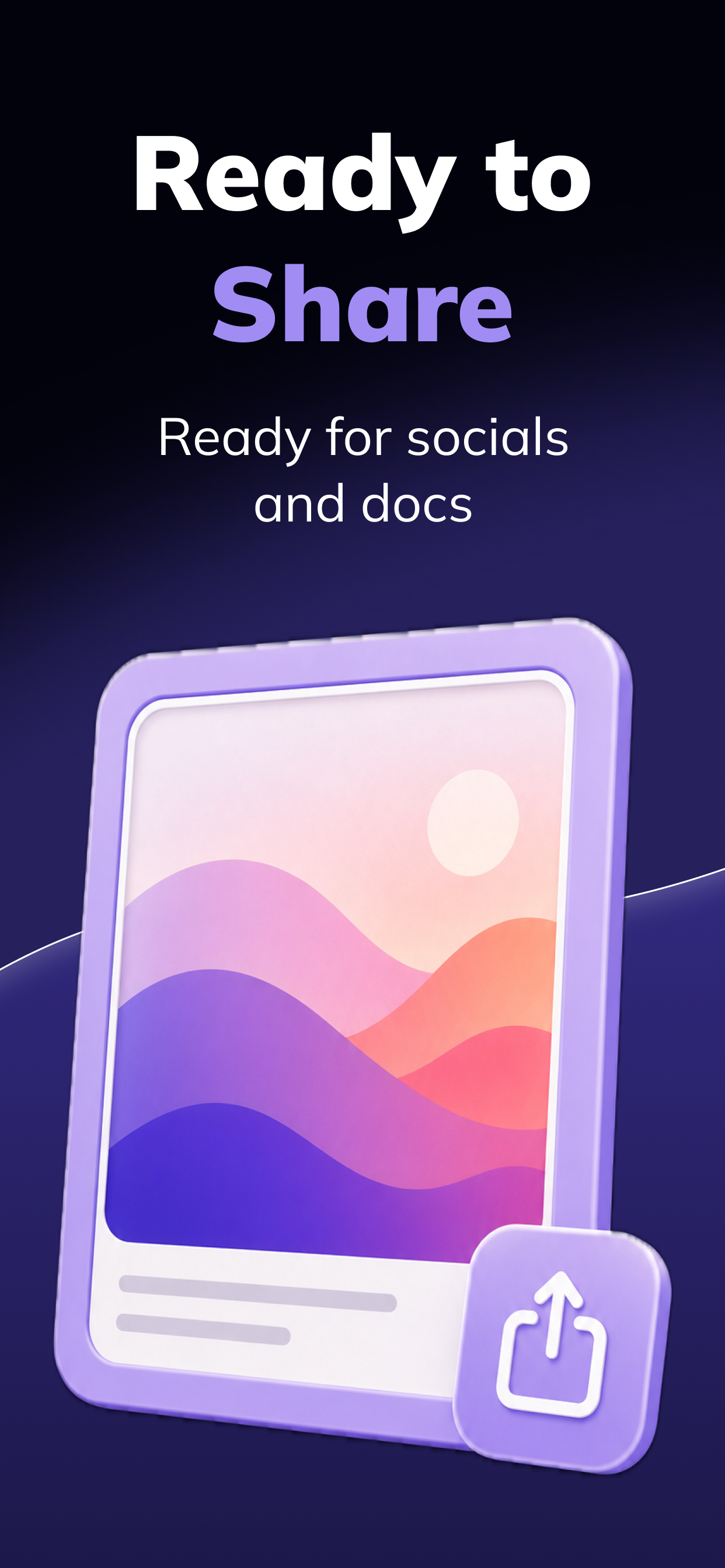 Ready to share